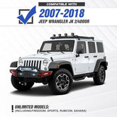 Yzona Windshield Frame Compatible with 2007-2018 Jeep Wrangler JK JKU